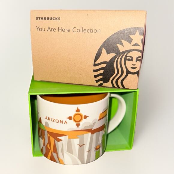NEW Starbucks Arizona State 2013 You Are Here 14 Oz Coffee Tea Mug Cup Collector - Picture 1 of 5